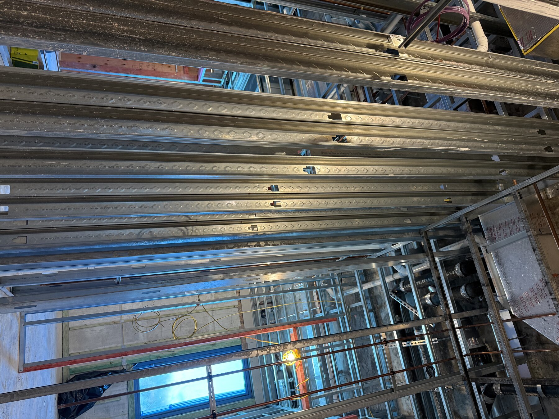 Black Bridge USA interior light-gauge steel framing